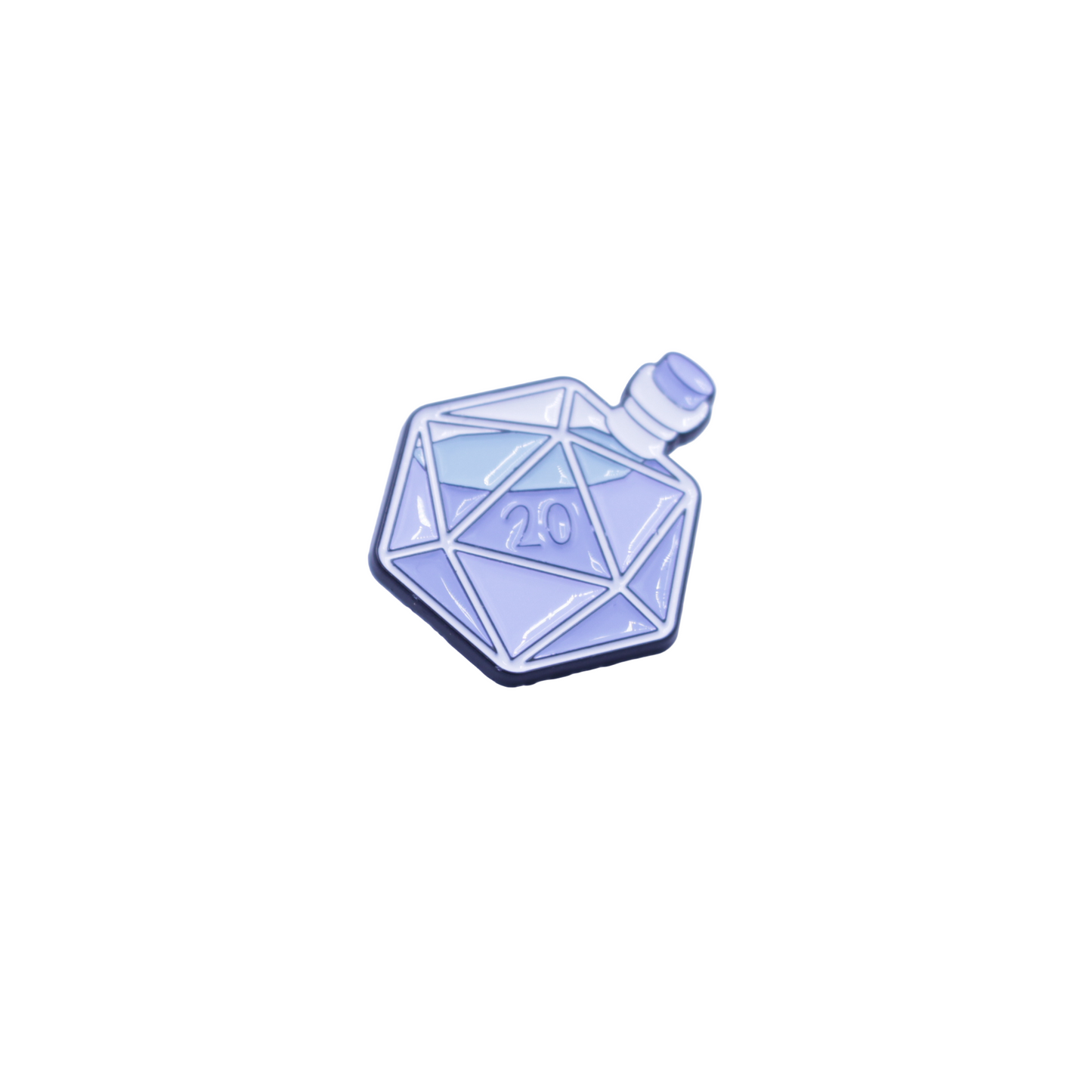 D&D Enamel Pin - D20 Potion