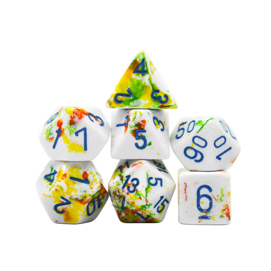 Brush - Breezy with Blue Dice Set