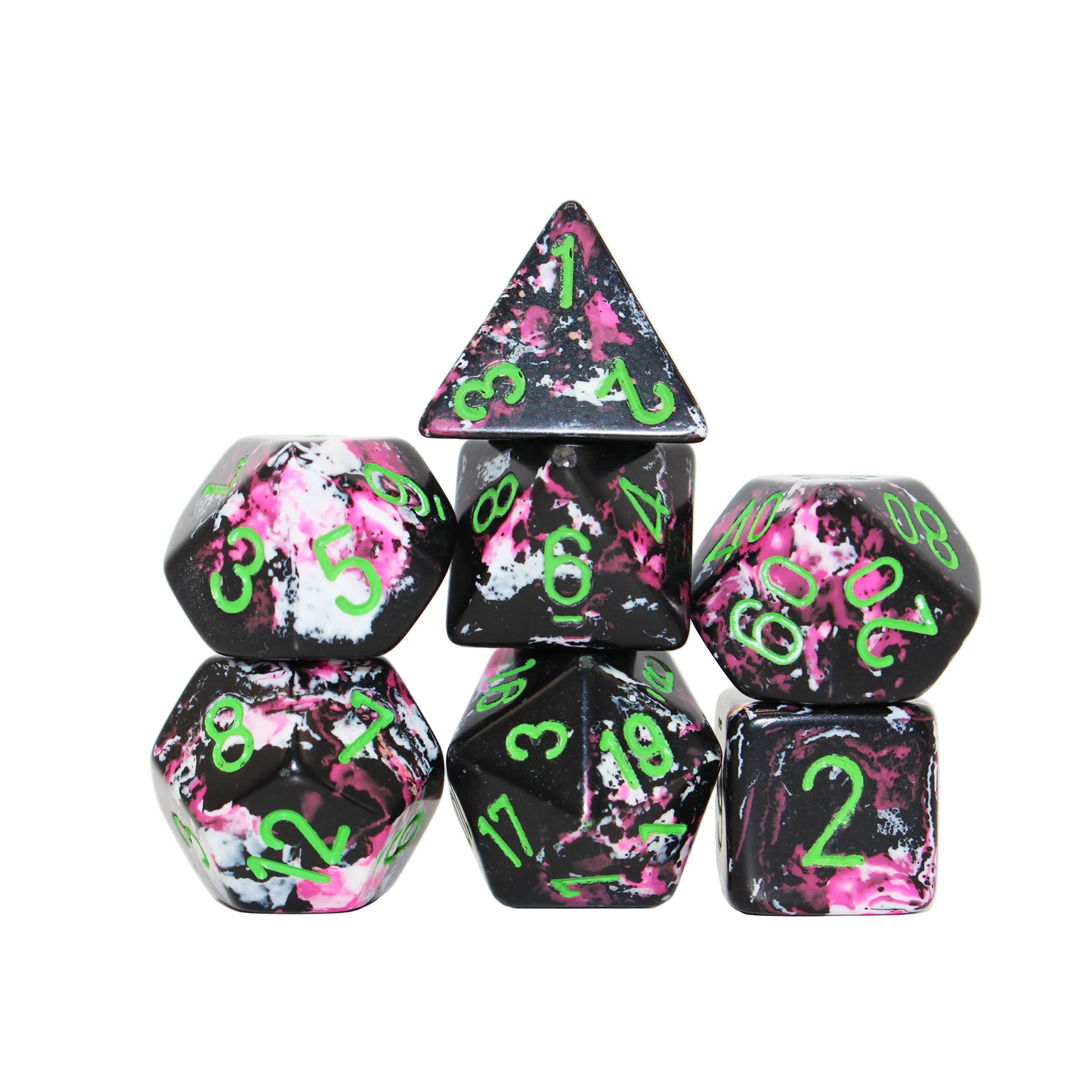 Brush - Paintball with Green Dice Set