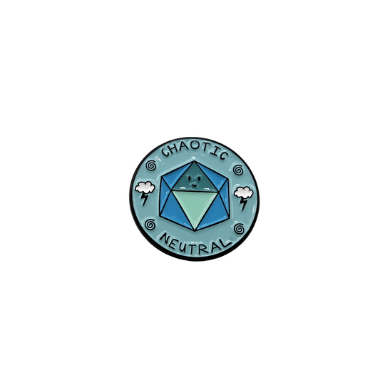 D&D Enamel Pin - Chaotic Neutral