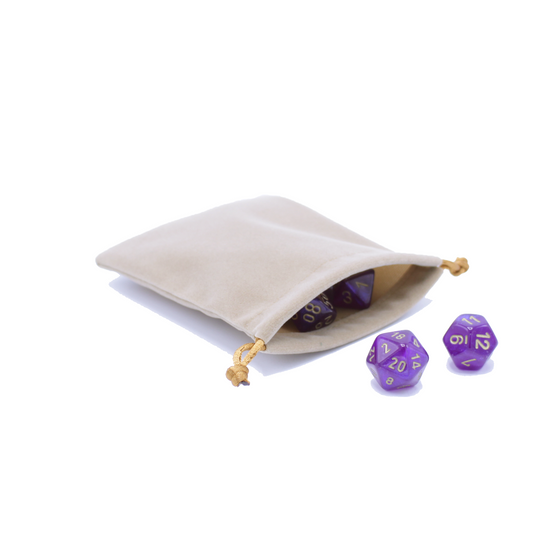 Suede Dice Bag - Taupe