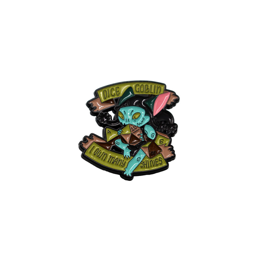 D&D Enamel Pin - Dice Goblin