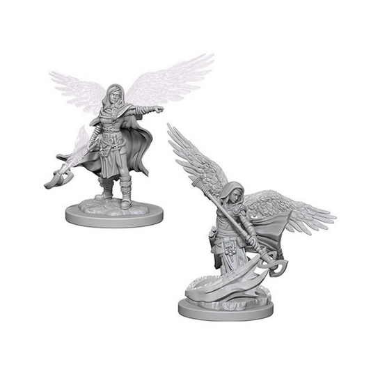 Female Aasimar Wizard Miniature