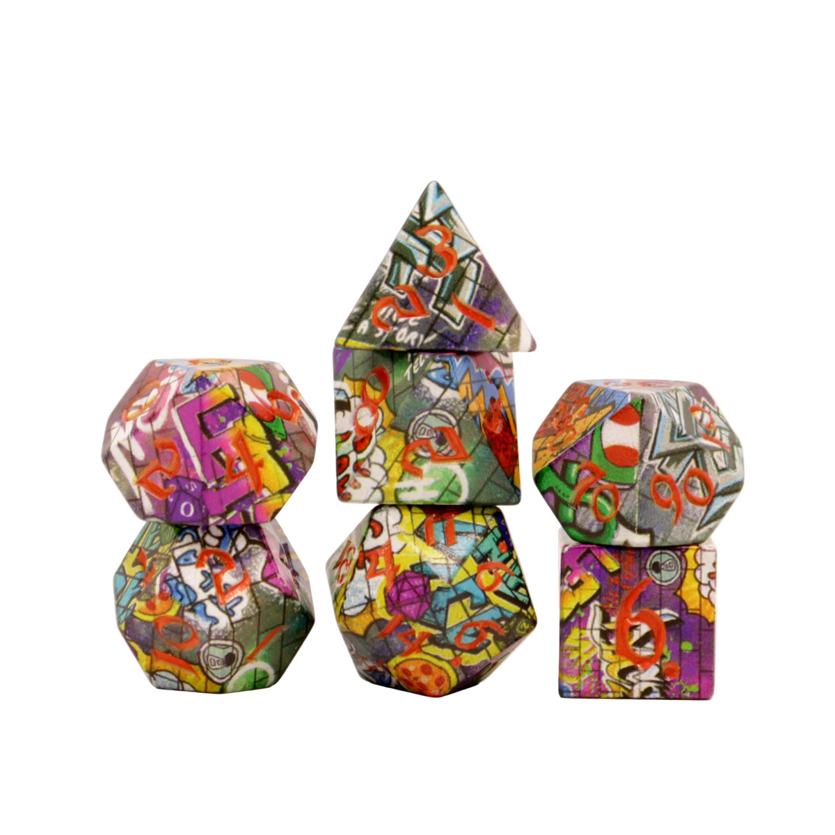 Full Art Dice - Graffiti