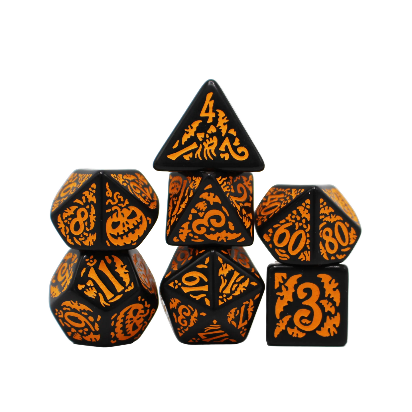 Halloween Pumpkin Dice Set