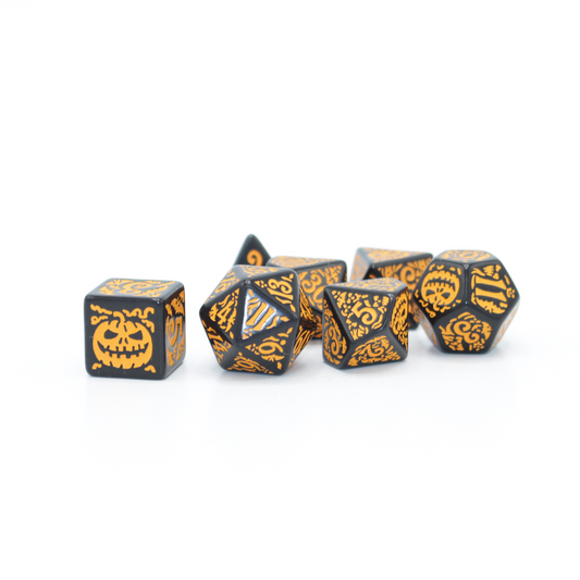 Halloween Pumpkin Dice Set