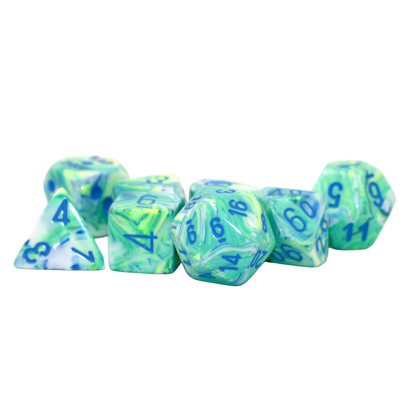 Lab Dice - Garden and Blue Dice Set