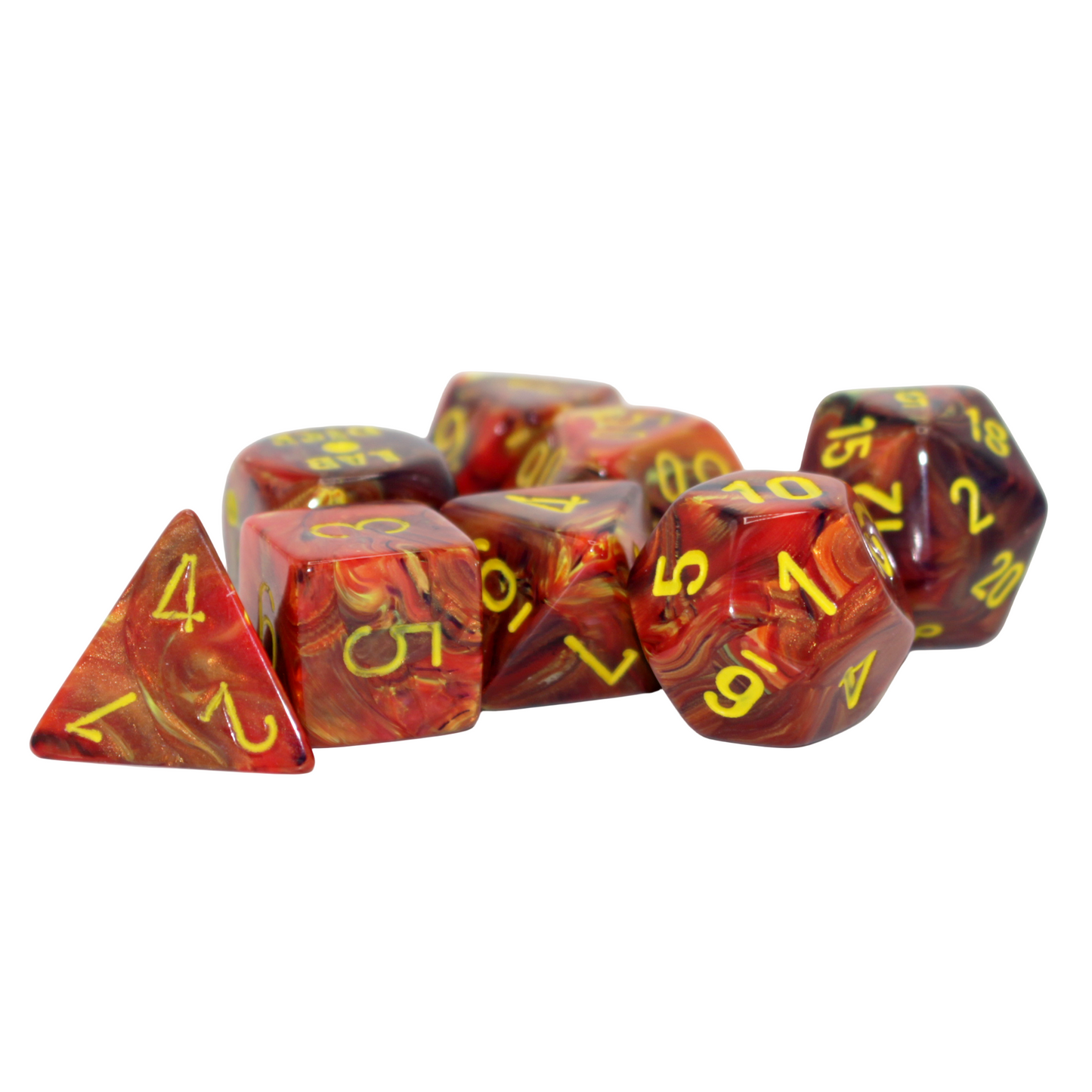 Lab Dice - Underworld and Yellow Dice Set