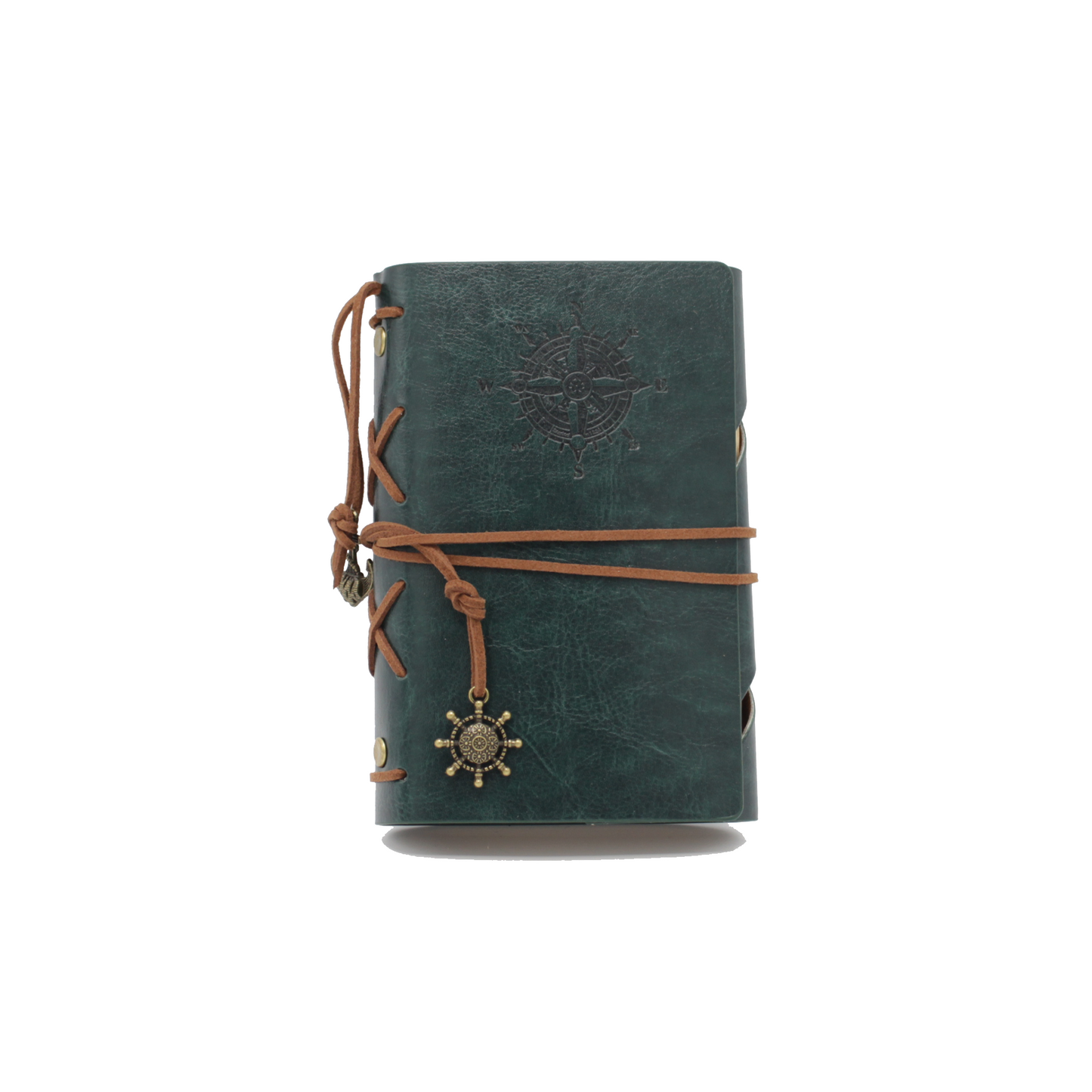 Faux-Leather Notebook - Green