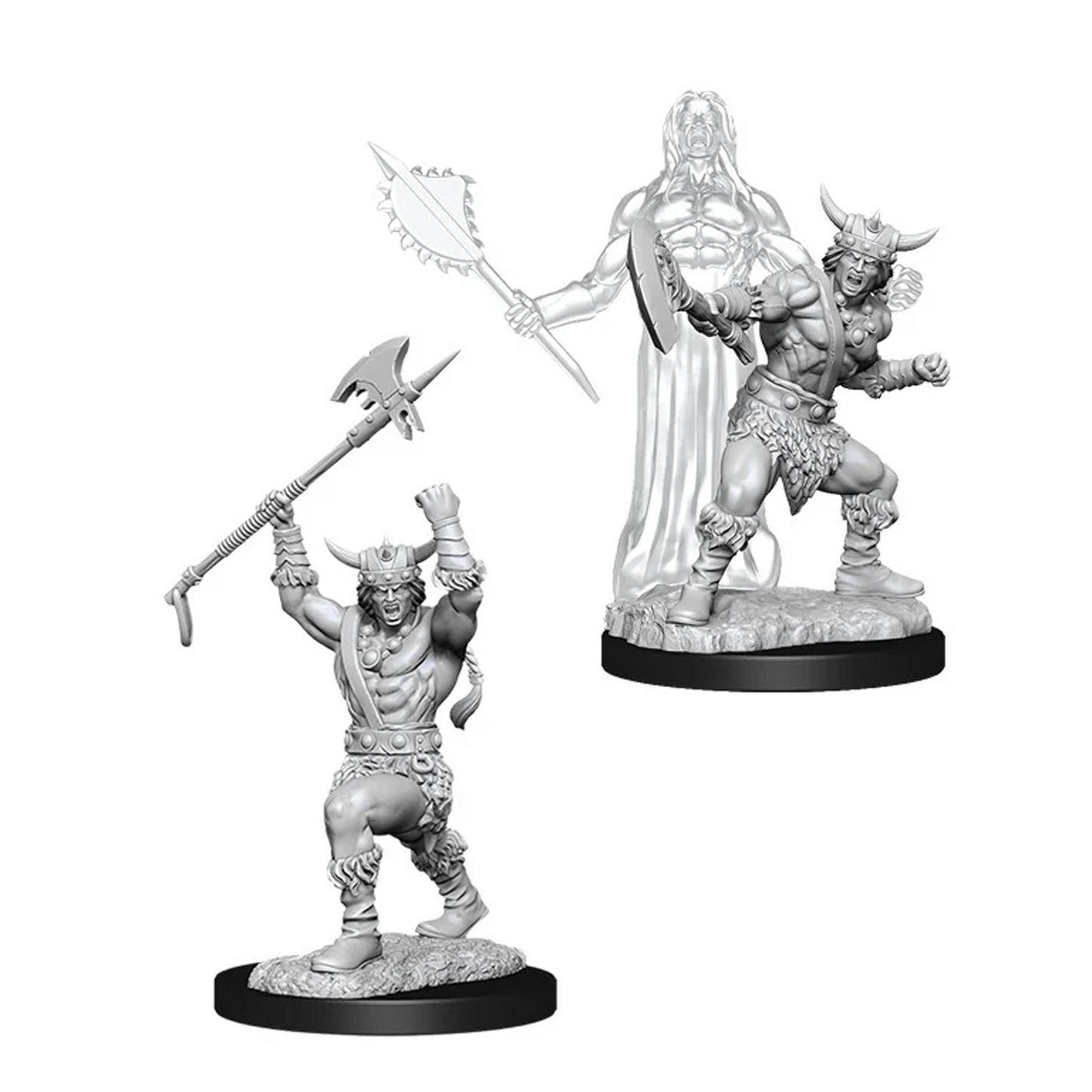 Male Human Barbarian Miniature