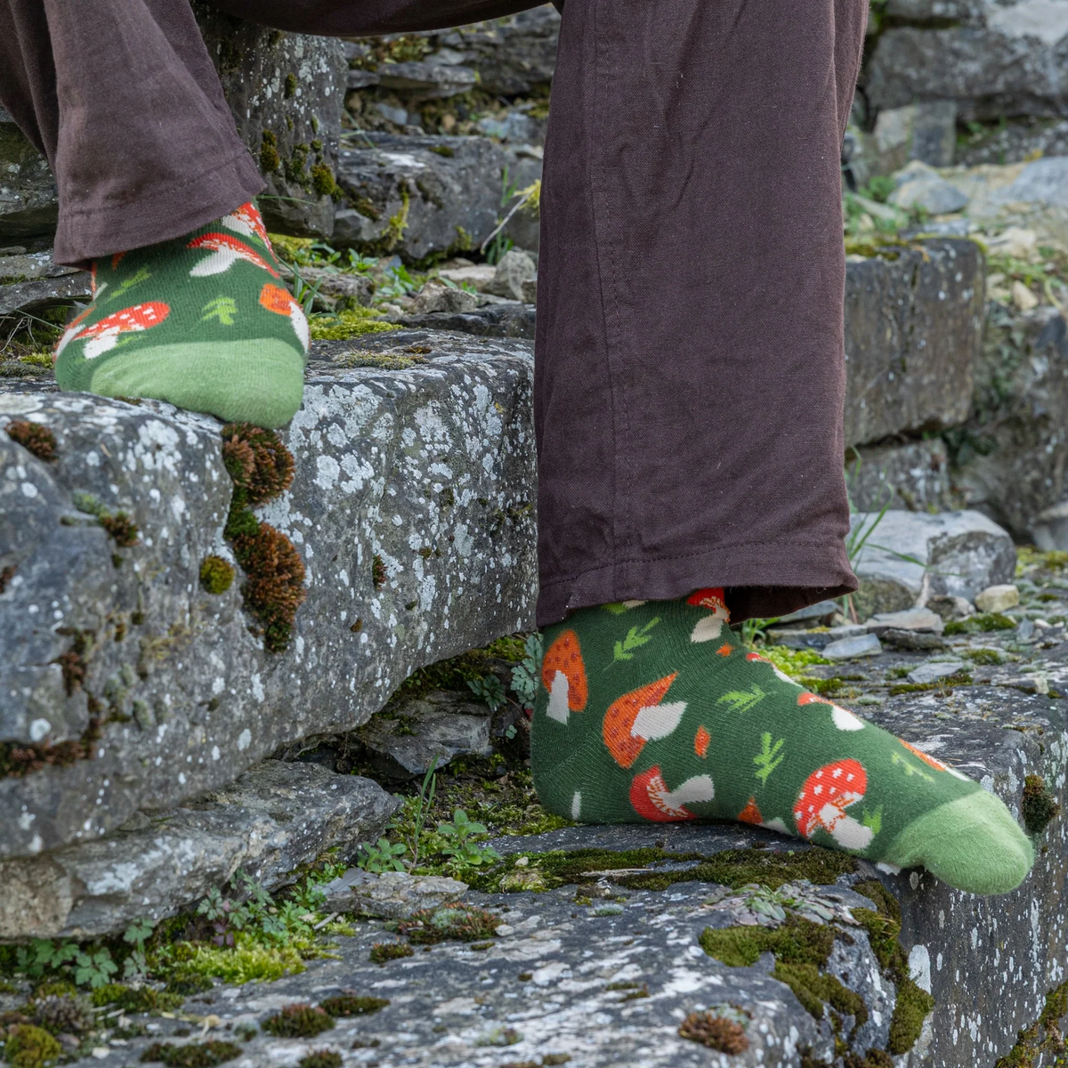 Mystic Mushrooms Socks