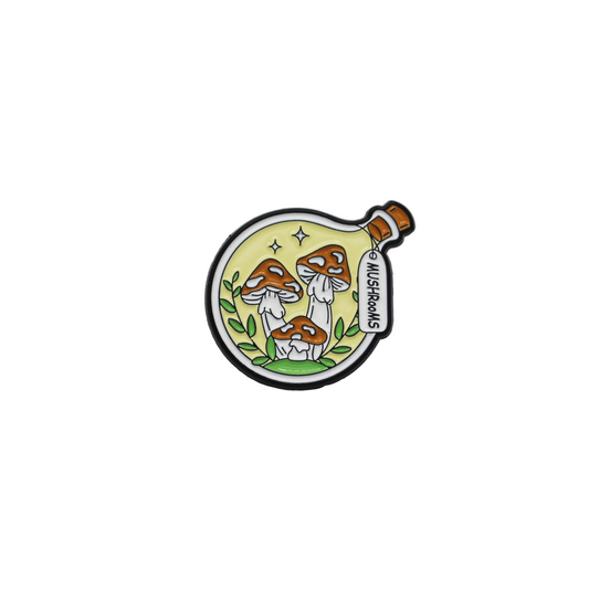 D&D Enamel Pin - Mushrooms Potion