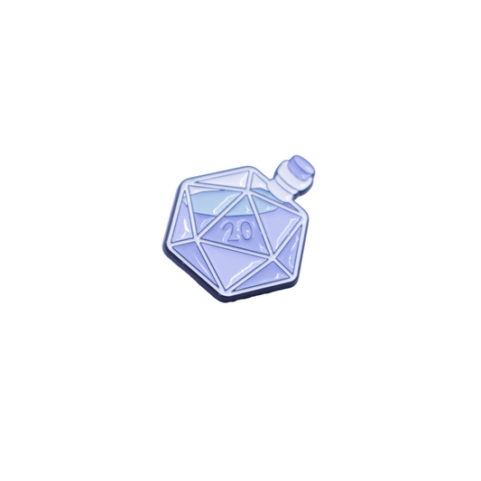 D&D Enamel Pin - D20 Potion