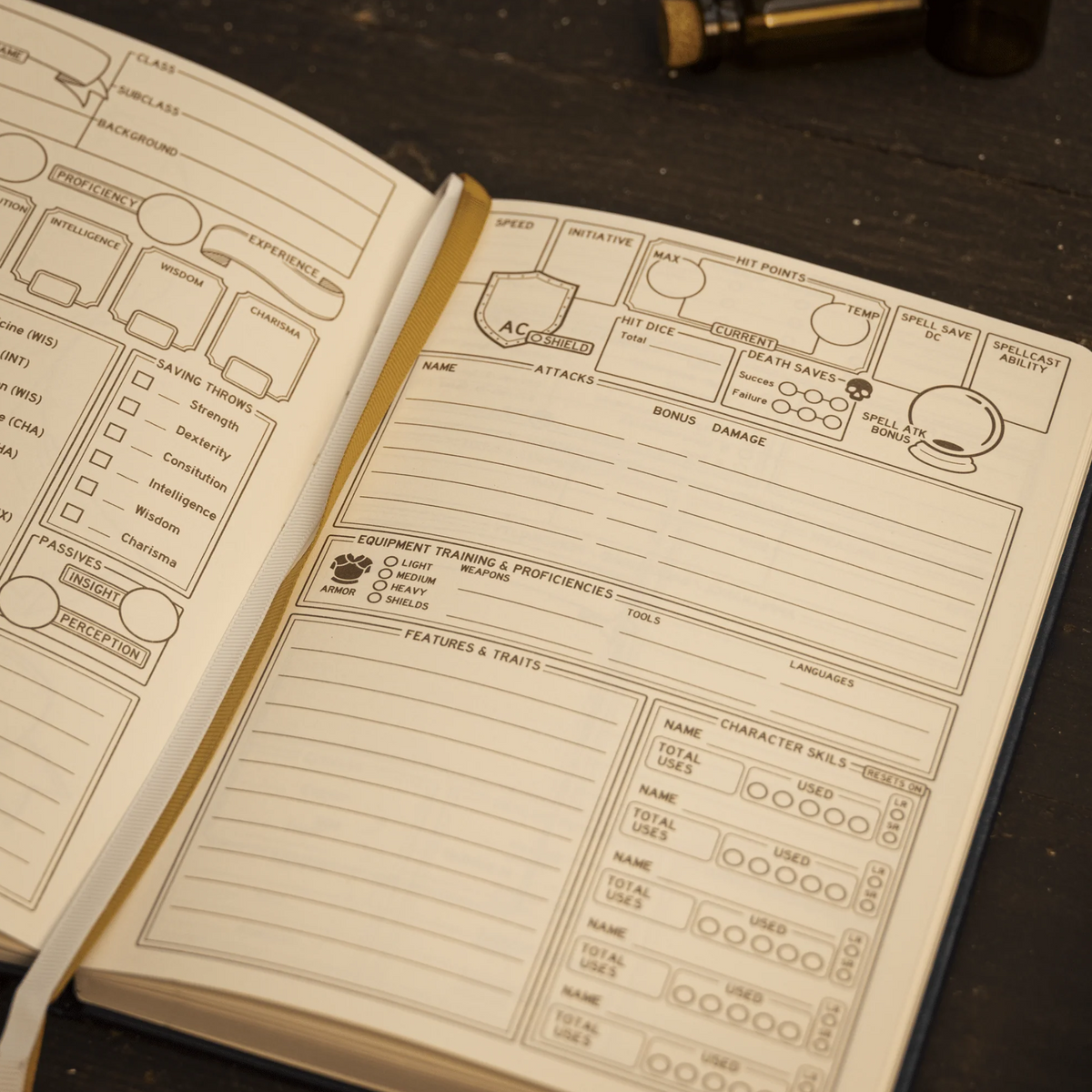 D&D 5E Player Journal - Brown