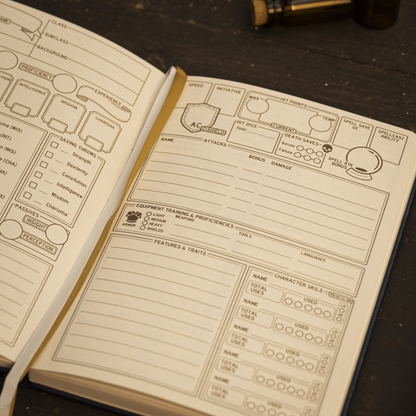 D&D 5E Player Journal - Brown
