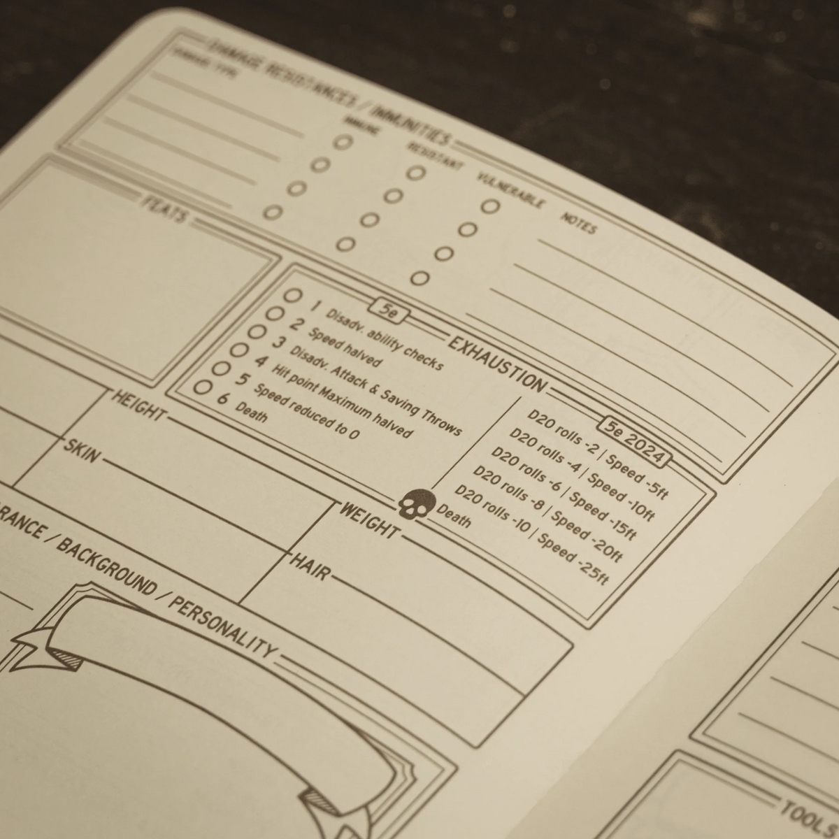 D&D 5E Player Journal - Brown