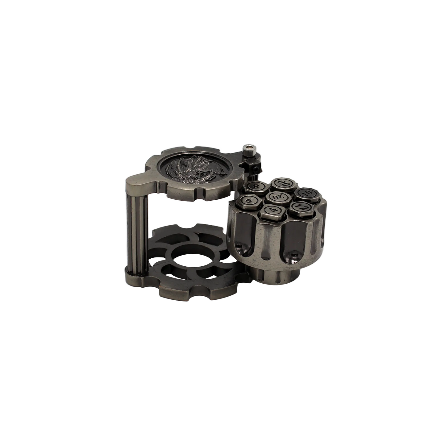 Revolver Bullet Dice - Silver