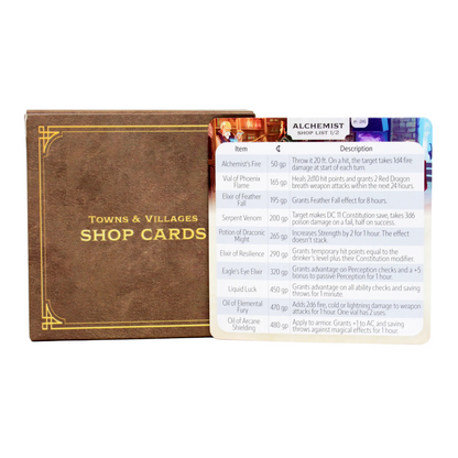 Towns & Villages - Shop cards